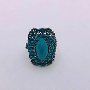 Cute blue ring